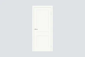 Modena 02 B ST White Interior Door – Solid Panel with Soft Touch Finish